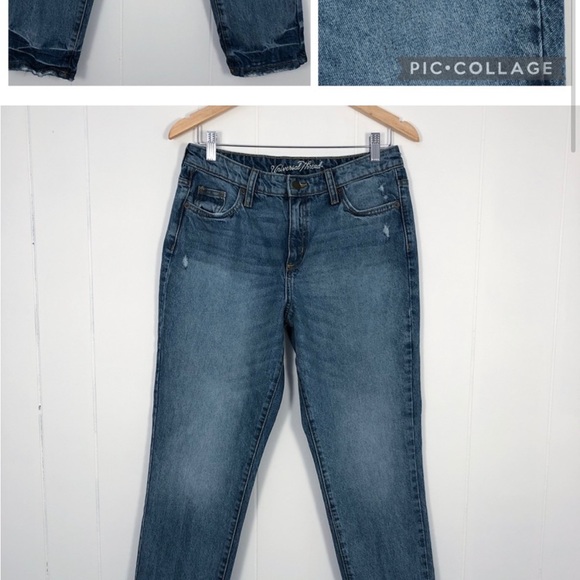 Universal Thread Jean Straight High Rise Distressed - Size 6/28R - Picture 2 of 3